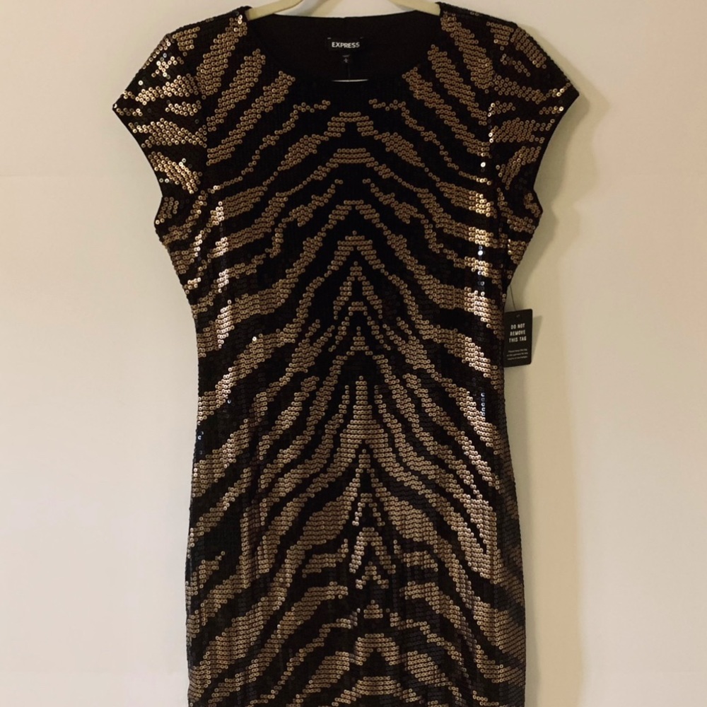Express Sequin Mini Dress